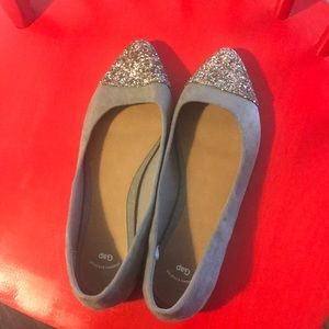 GAP gray and sparkle flats